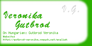 veronika gutbrod business card